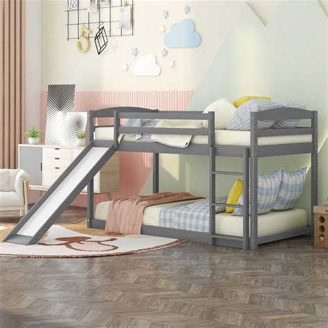 Modern Solid Wood Kids Bunk Beds Children Child Bunk Bed With Stair ...