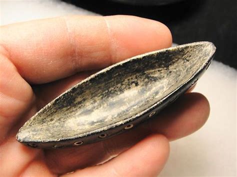 Carved Canoe Shaped Bowl Rare Chumash Shell Inlays Authentic Nice