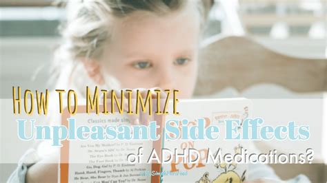 How to Minimize Side Effects of ADHD Medication? - Finally Calmed & Focused