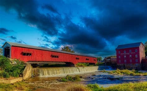 Bridgeton Covered Bridge Photograph by Mountain Dreams