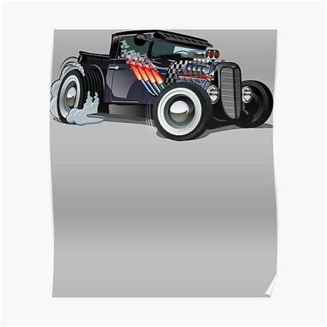 Grotesque Caricatures Monster Hot Rod Toon Gifts Poster For Sale By