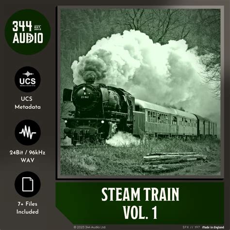 Steam Train Vol. 1 | Train Sound Effects Library | Asoundeffect.com