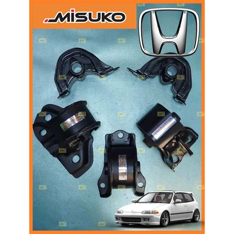 Honda Civic Eg Sr Small Vtec Engine Mounting Set Misuko Brand