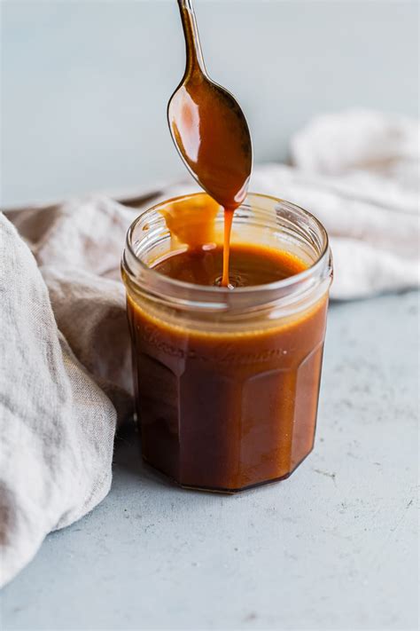 Salted Bourbon Caramel Sauce - A Beautiful Plate