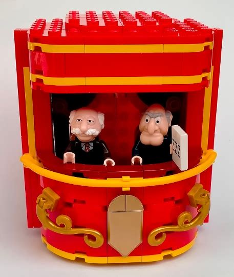 Muppet Theatre Balcony For Statler And Waldorf From Bricklink Studio