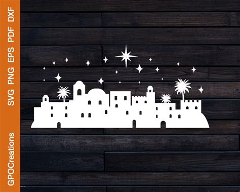 Bethlehem SVG, Christmas Star SVG, Bethlehem PNG, Bethlehem Clipart ...