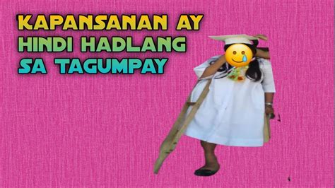 Ang Kapansanan Ay Hindi Hadlang Sa Tagumpay Kwentong Pambata Salve