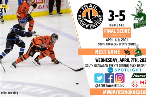 RECAP Smoke Eaters Fall To Their Kootenay Rivals On Sunday Afternoon