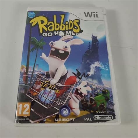 Rabbids Go Home Nintendo Wii Video Game Manual Pal Picclick Uk