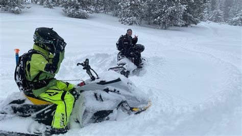 Snowmobiling West Yellowstone Mt And Island Park Id Day 2 Part 3 Youtube