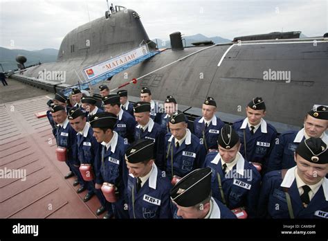 September 5, 2007,Vilyuchinsk, Kamchatka, Russia. Russian President ...