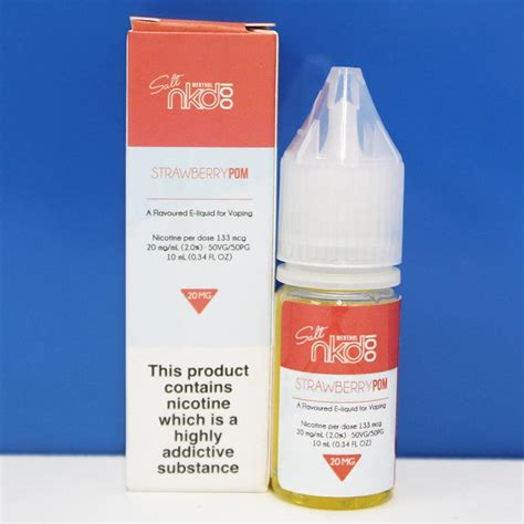 Strawberry Pom Salt E Liquid By Naked Ml Past Bb Date Rainbowvapes
