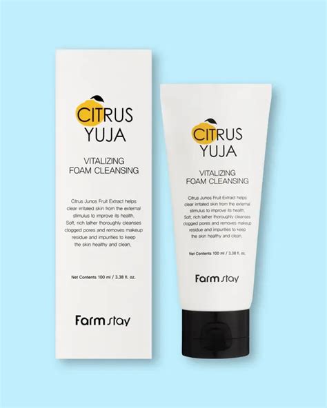 Farmstay Citrus Yuja Vitalizing Foam Cleanser Foams Ksisters