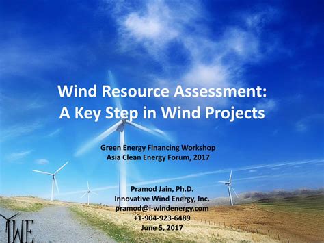 Pdf Wind Resource Assessment Session I The Key Step In A  · Wind Project Lifecycle