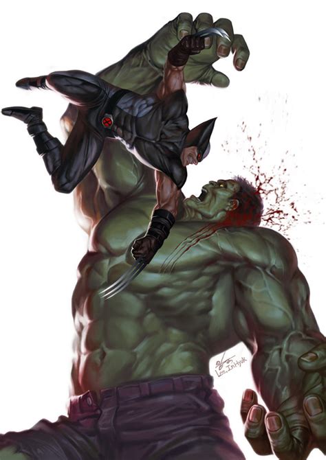 Hulk vs Wolverine by InHyuk Lee : r/ImaginaryMutants