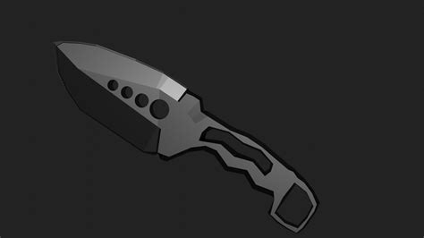 Artstation Tactical Knife 3d