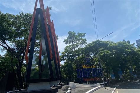 Ini Penampakan Tugu Selamat Datang Depok Yang Berbiaya Rp Miliar