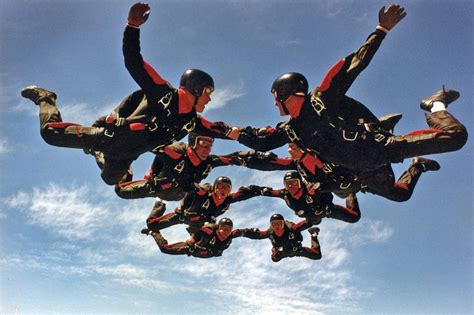 Canadas Skyhawks Parachute Team Begins 45th Jumping Season The Globe