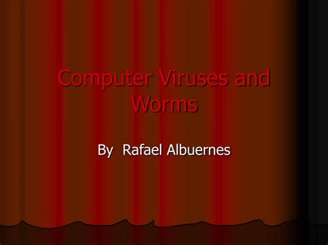 PPT - Computer Viruses and Worms PowerPoint Presentation, free download - ID:1784373