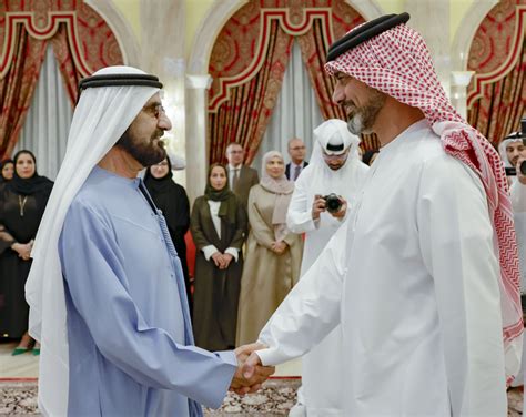 Mohammed Bin Rashid Receives The Crown Prince Of Ajman Pledge Times