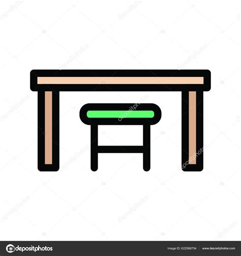 Table Chair Icon Vector Illustration Stock Vector By Yay Images