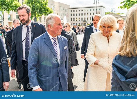 Berl N Alemania De Mayo De Charles Pr Ncipe De Gales Y