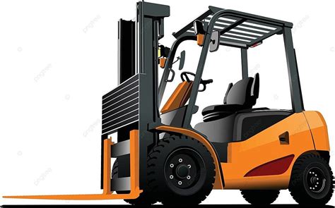 Lift Truck Forklift Vector Illustration Motor Construction Lift Vector