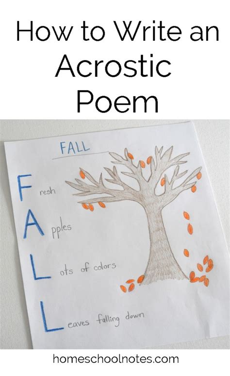 44 Fresh Acrostic Poems For Kids