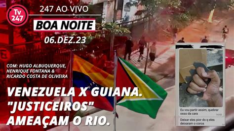 Boa Noite 247 Lula faz mediação entre Venezuela e Guiana