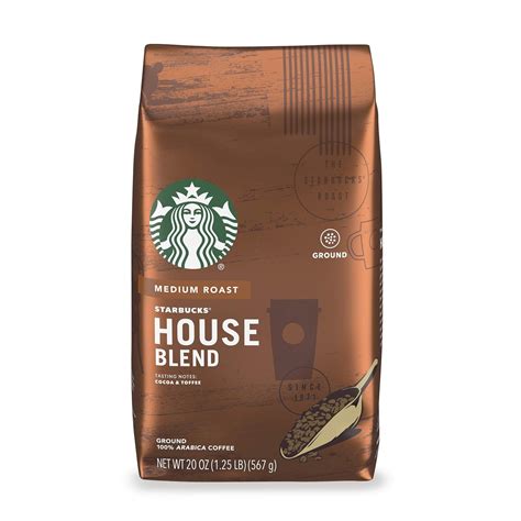 Amazon Starbucks Medium Roast Ground Coffee House Blend