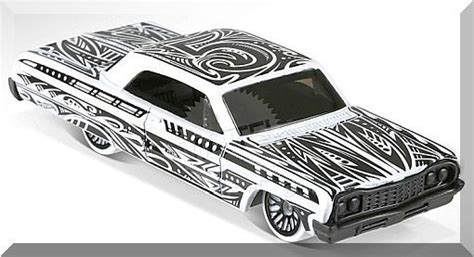 Hot Wheels 64 Impala HW Art Cars 5 10 326 365 2018 White Edition Contemporary