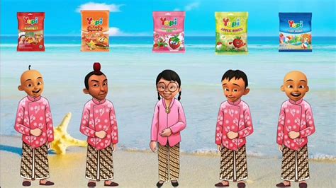 Upin Ipin Ehsan Fizi Mei Mei Dan Mail Memakan Permen Yupi Ajaib