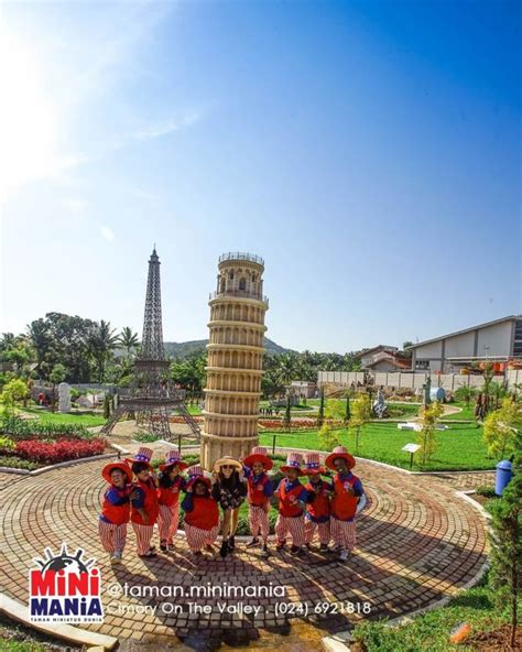 Taman Mini Mania Destinasi Hits Di Semarang Dengan Miniatur Landmark