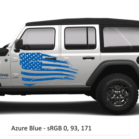 Tattered American Flag Body Graphics Kit | Jeep Graphics