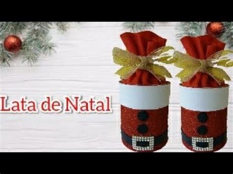 Decoração de Natal Baratinha Lata de Natal popsyapp YouTube