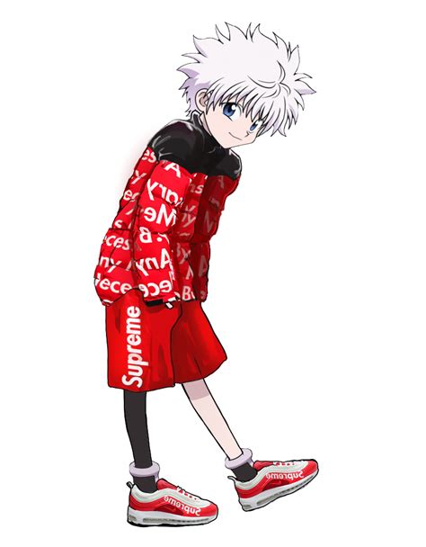 HYPEBEAST KILLUA DRIP.PNG by MichiruYami on DeviantArt