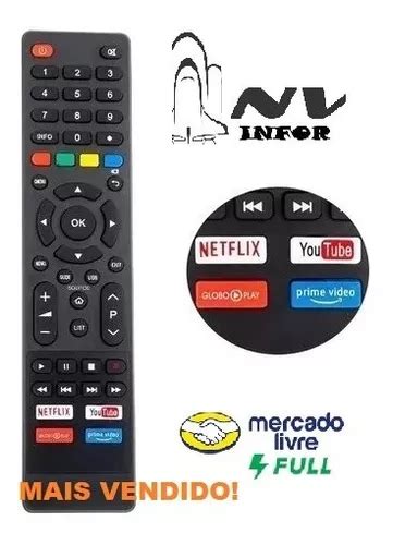 Controle Tv Philco Smart Ph55 Tecla Netflix Globoplay Prime MercadoLivre