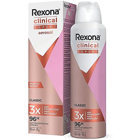 Rexona Clinical Classic Desodorante Aerossol Feminino Ml