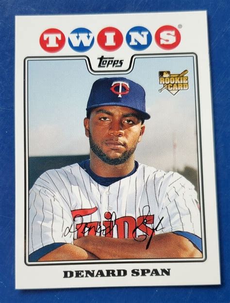 2008 Topps Denard Span Minnesota Twins 621 RC EBay