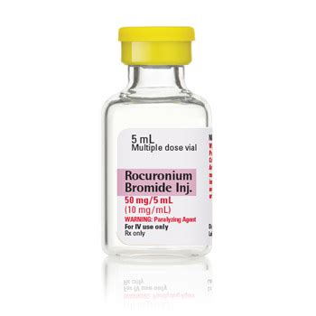 Rocuronium Bromide 10 Mg ML 5 ML MDV 10 Bx