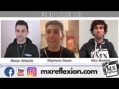 MX Reflexion Live avec Stephane Dassé YouTube