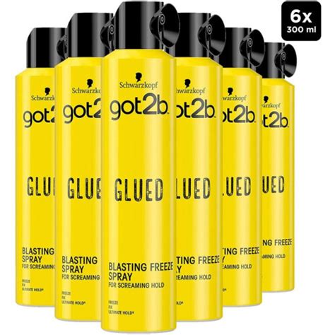 Schwarzkopf Got2b Glued Hairspray Blasting Freeze Spray With Extra