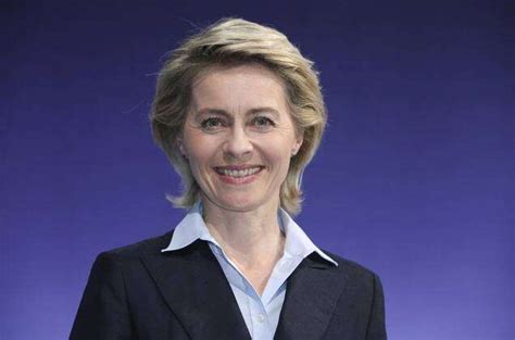 Ursula Von Der Leyen Cdu Bundesarbeitsministerin Spricht Im