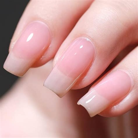 Amazon Fzanest Nude Pink Gel Nail Polish Led Uv Jelly Milky