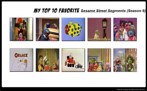 My Top 10 Sesame Street Segments (Season 6) by markthepencilguy on ...