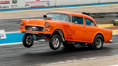 Orange Krate 55 Chevy Orange Krate Gasser 2015 Meltdown Flickr