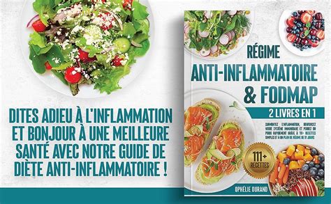 Amazon fr Régime Anti inflammatoire FODMAP 2 livres en 1 Surmontez