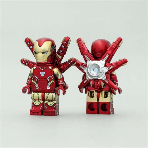 Toys ⎡leyile Brick⎦custom Iron Man Tony Stark Armor Mark 30 Lego