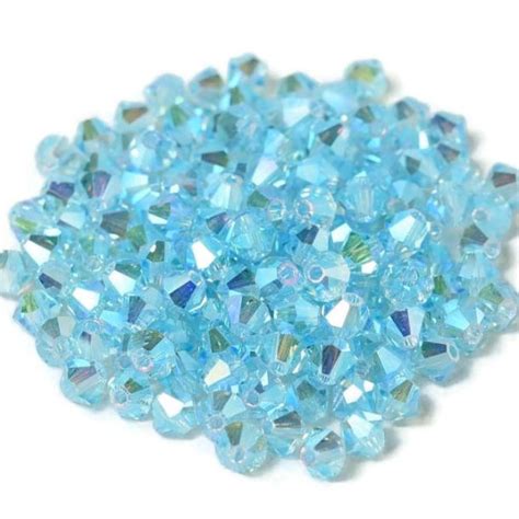 Preciosa Crystal Bead Aqua Bohemica Turquoise Xab Iridescent