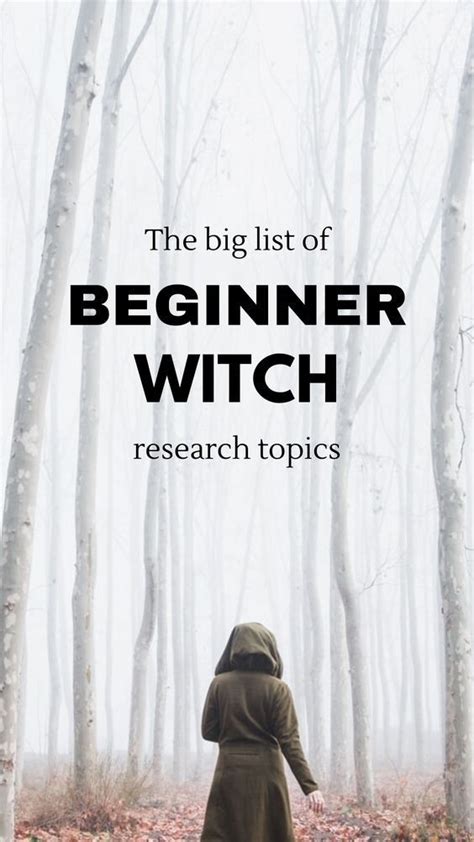 Beginner Witch Research Topics How To Do Basic Witchcraft Artofit